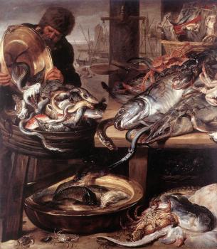 Frans Snyders : The Fishmonger